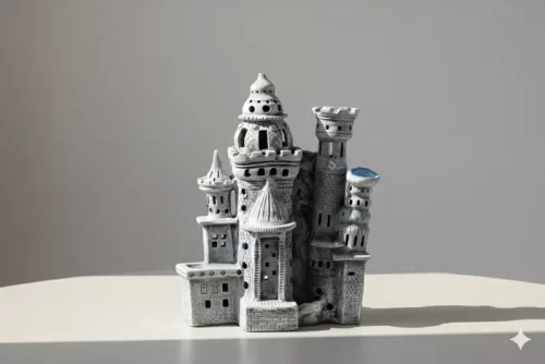 Large decorative ceramic pots for architectural and hospitality spaces