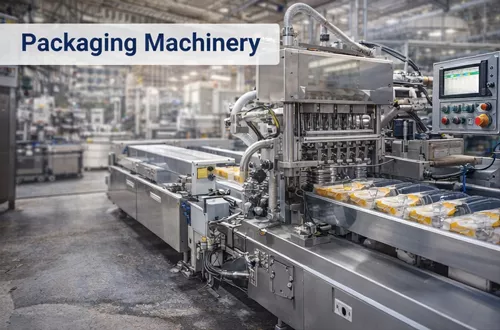 industrial packaging machinery used in efficient and scalable production lines